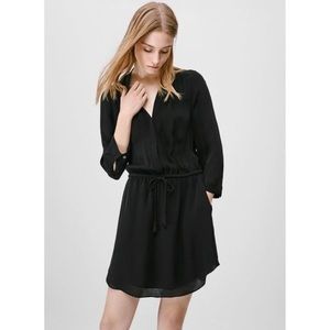 NWOT Babaton Aritzia Bennet Dress in Black in size small